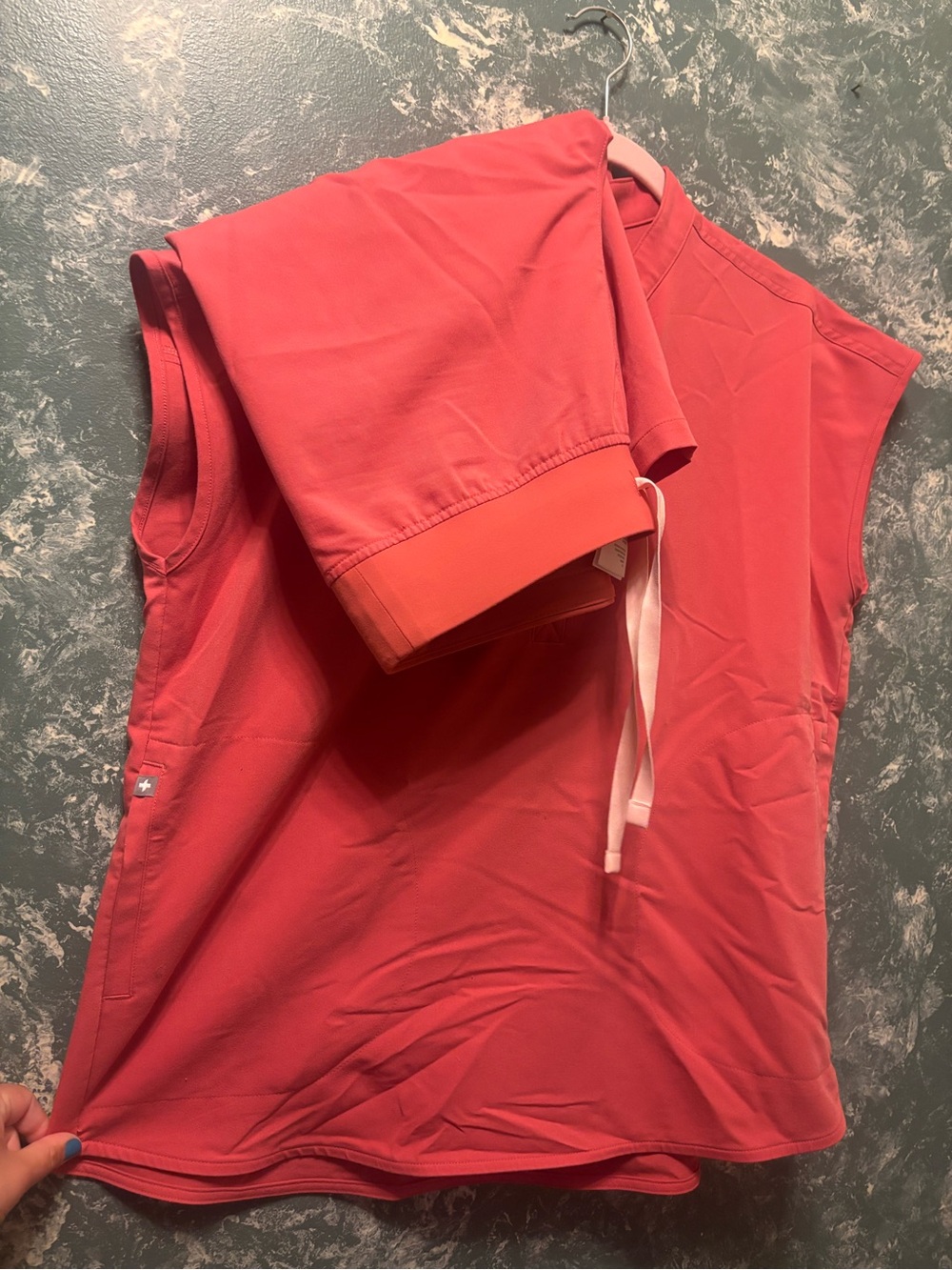 Figs pulmonary pink size medium scrubs set